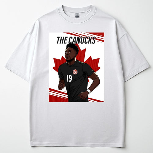 Alphonso Davies Canada Soccer Shirt The Canucks World Cup 2026 Fan Graphic Tee