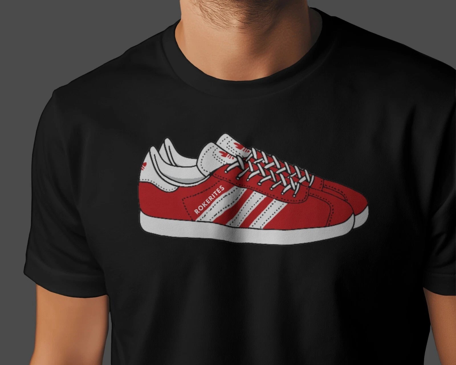 ROKERITES Gazelle T-Shirt | Sunderland Black Cats Tyne Wear Seaburn Seaburn