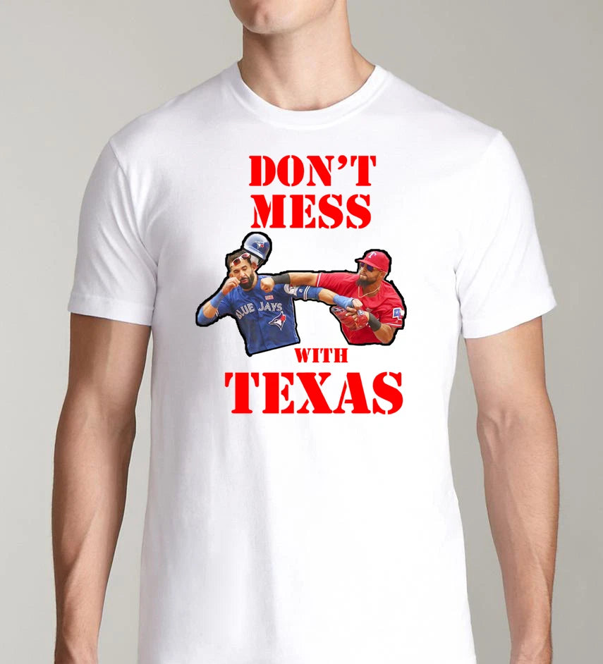 Don't mess with Texas funny novelty mens T-shirt odor punch T-shirt