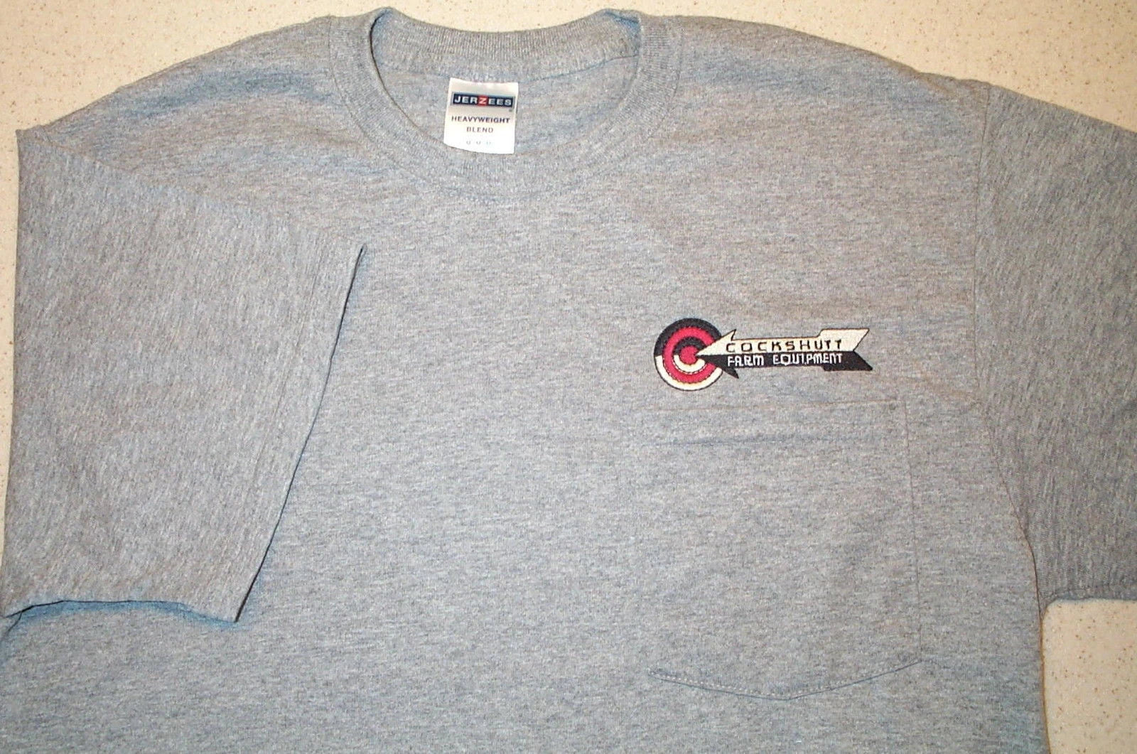 Cockshutt Logo Embroidered Mens S/S T-shirt w/Pocket (4 colors)