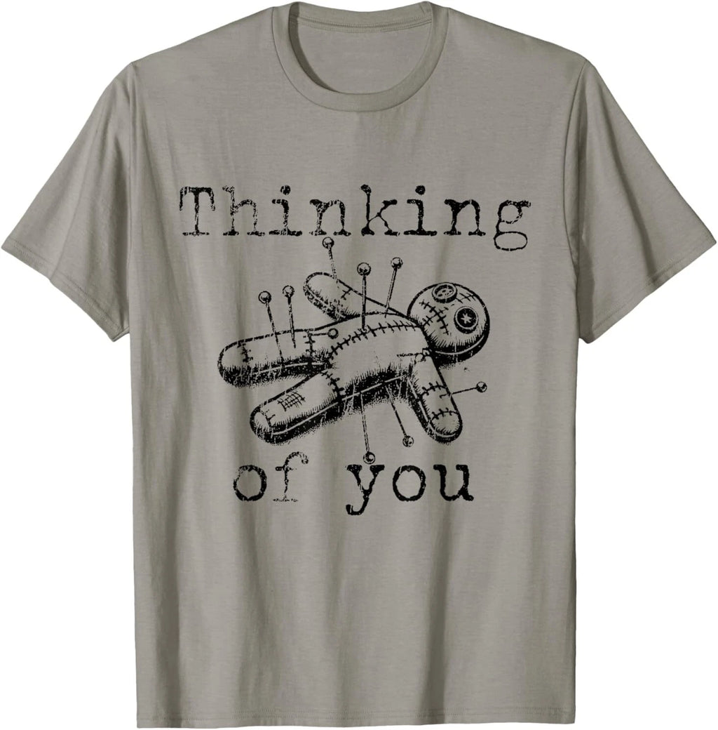 Thinking Of You Funny Vintage Voodoo Doll T-Shirt