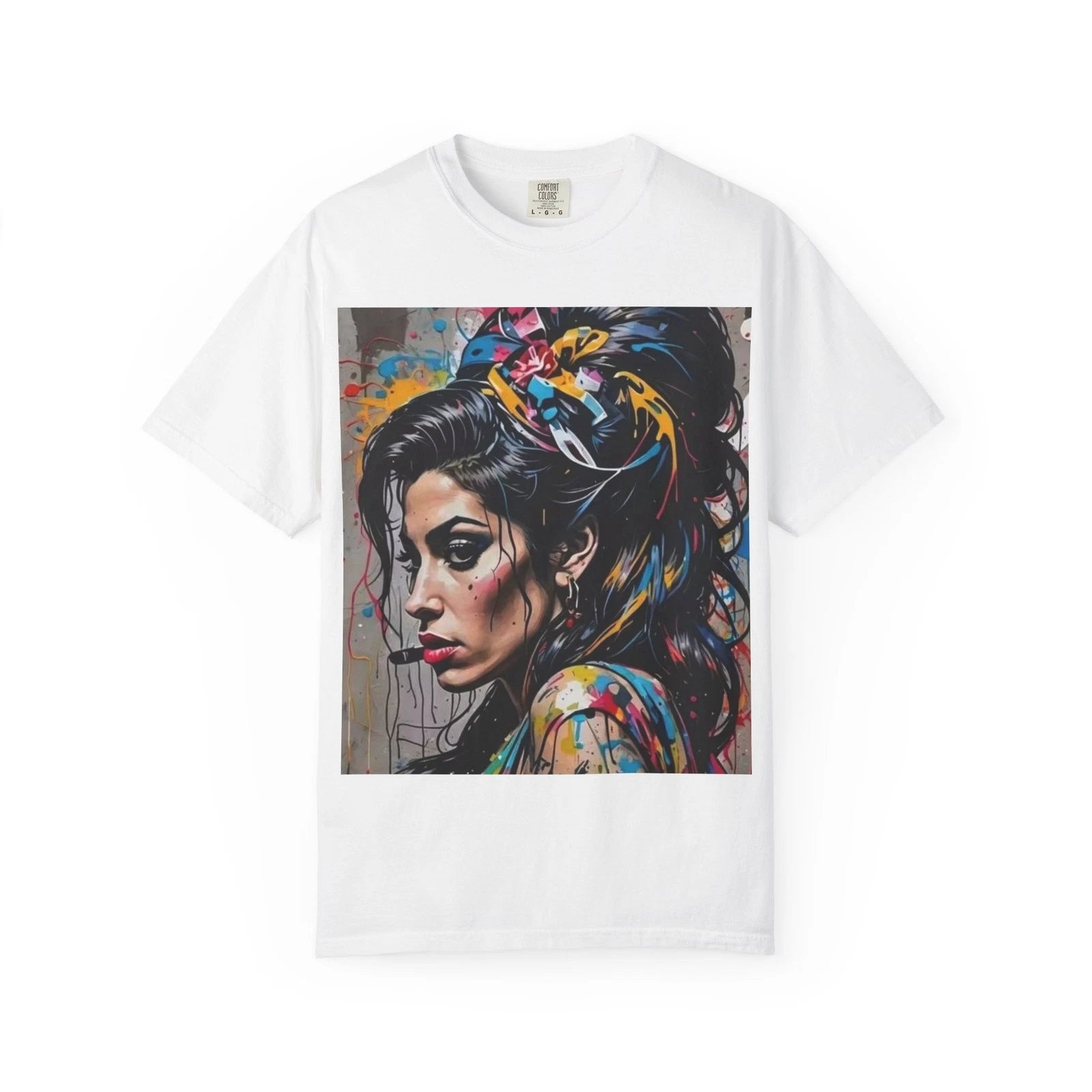 Colorful Portrait Art T-shirt | Pop Street Style