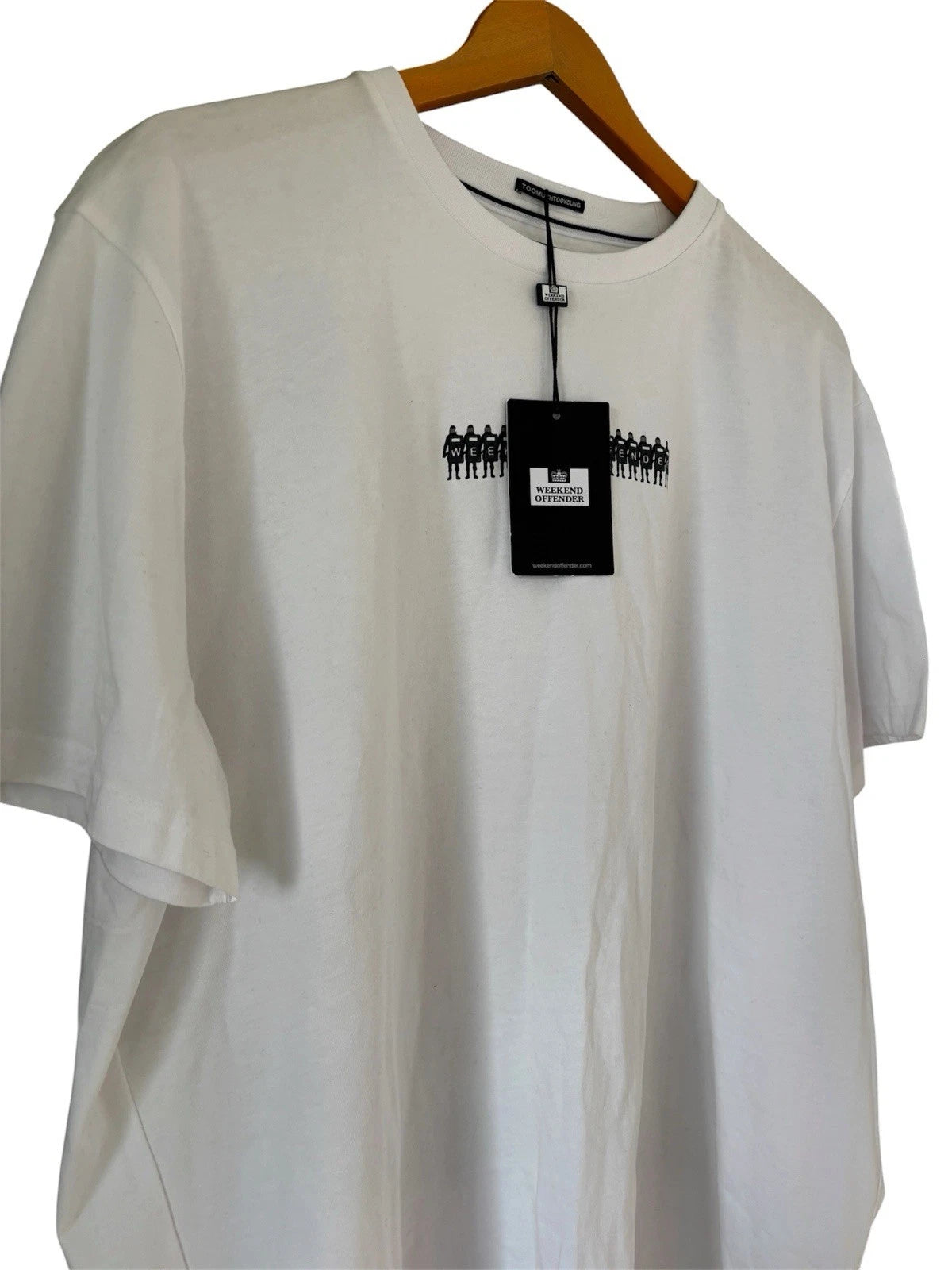 Weekend Offender Graphic Print White T-Shirt XXL