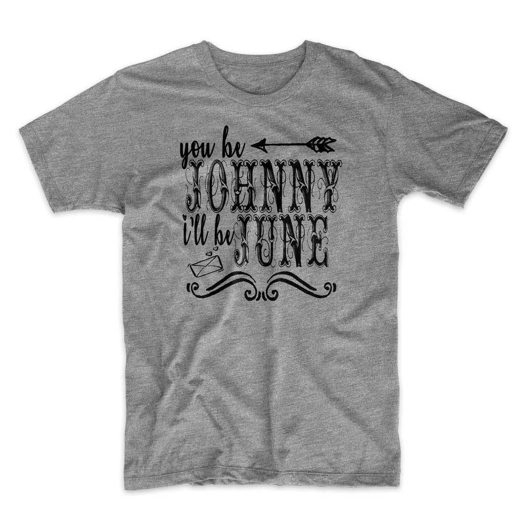 Johnny and June T-Shirt. Johnny Cash and June Carter  100% Soft Cotton Comfy Tee