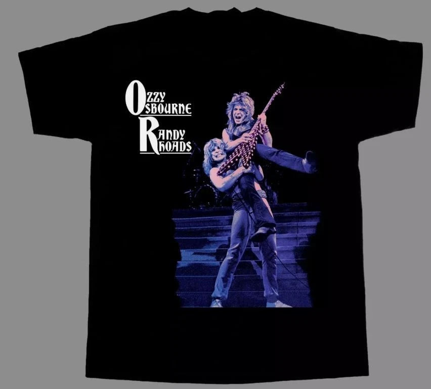 Oz Randy Rhoads For Fans Cotton Black All Size Unisex Shirt