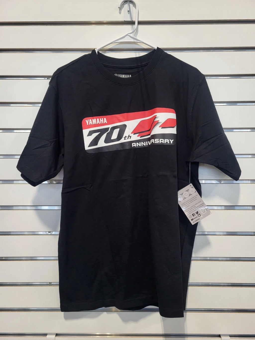 New Yamaha 70th Anniversary Edition Logo T-shirt - Size M