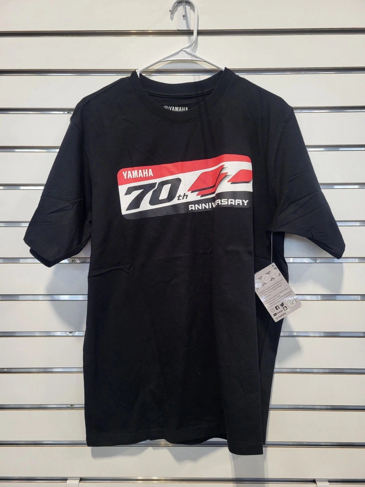 New Yamaha 70th Anniversary Edition Logo T-shirt - Size M