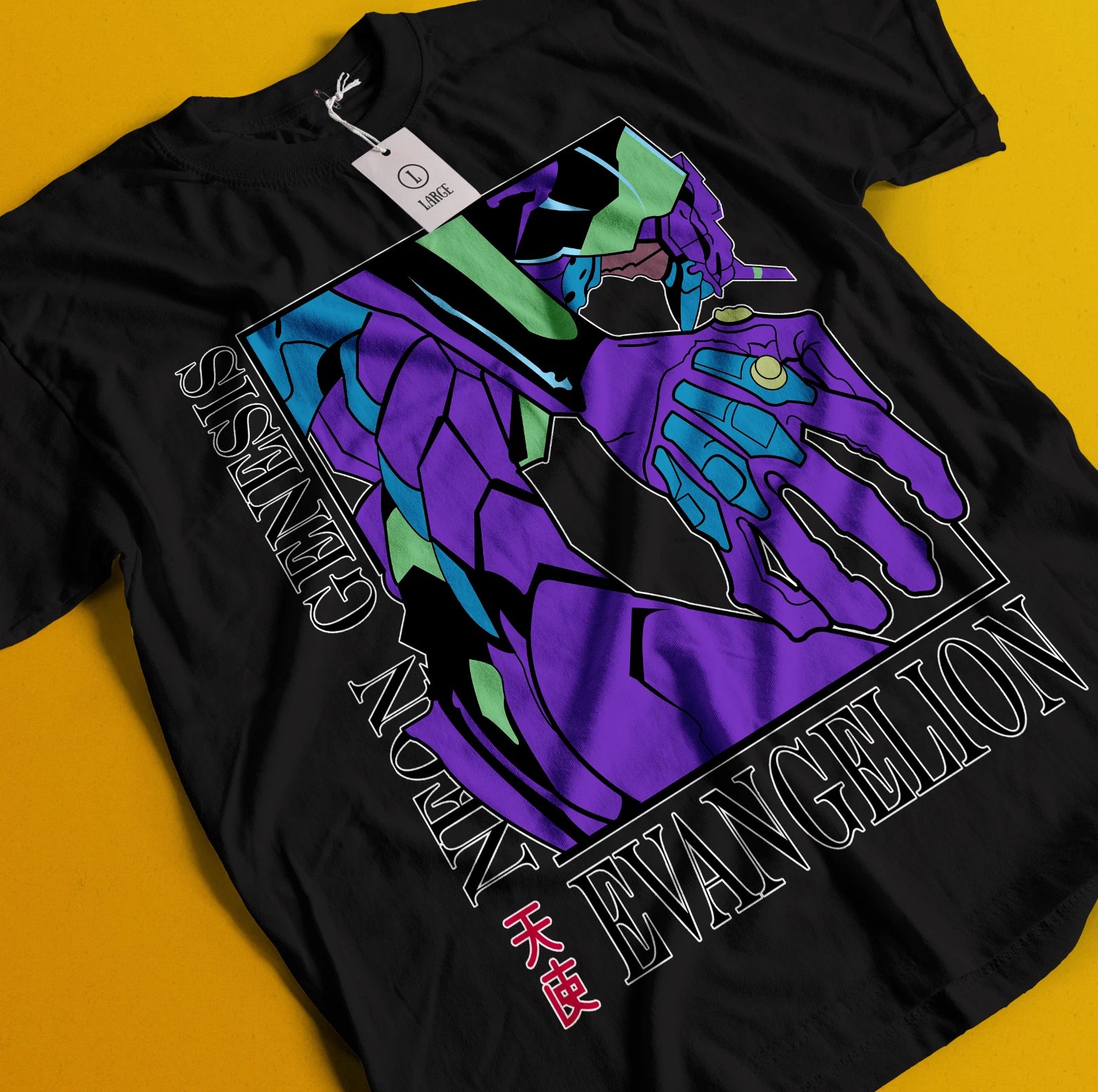 Neon Genesis Evangelion T-Shirt Eva Shirt Asuka Tshirt Ayanami Tee Mari Misato