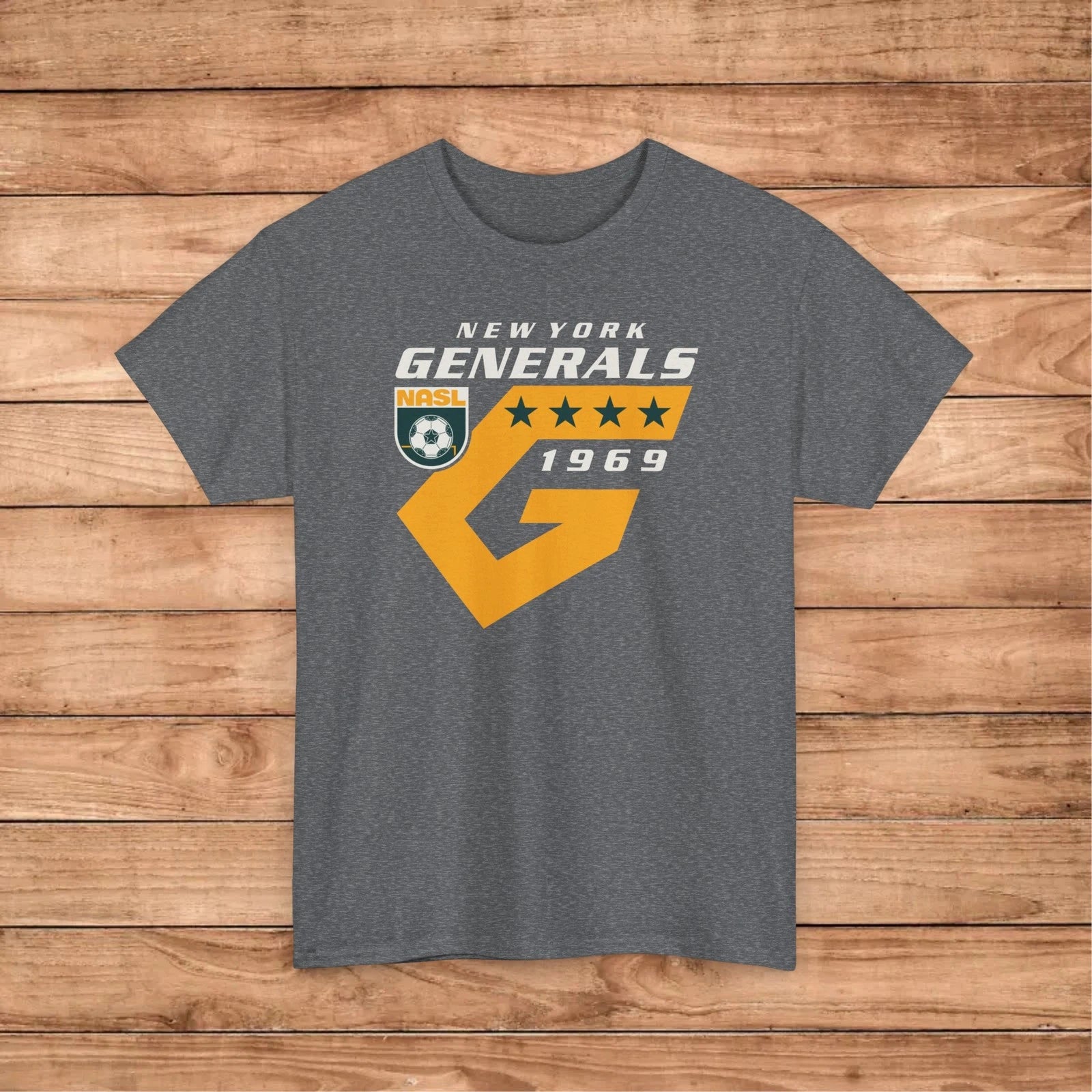 New York General 1969 Vintage Soccer Premium Unisex T-Shirt - Cosmos