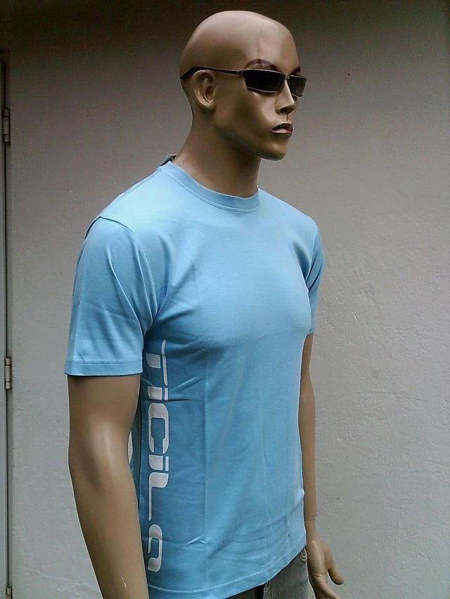 Argentina Blue Ticila Logo Classico Cool DJ Scene Clubwear T-Shirt M