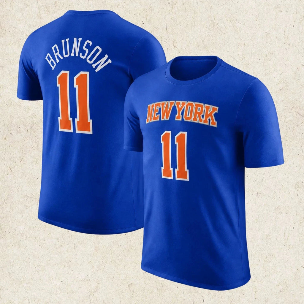 Jalen 1Brunson 11 Knick Basketball Team T-Shirt Gift For Fans S-5XL