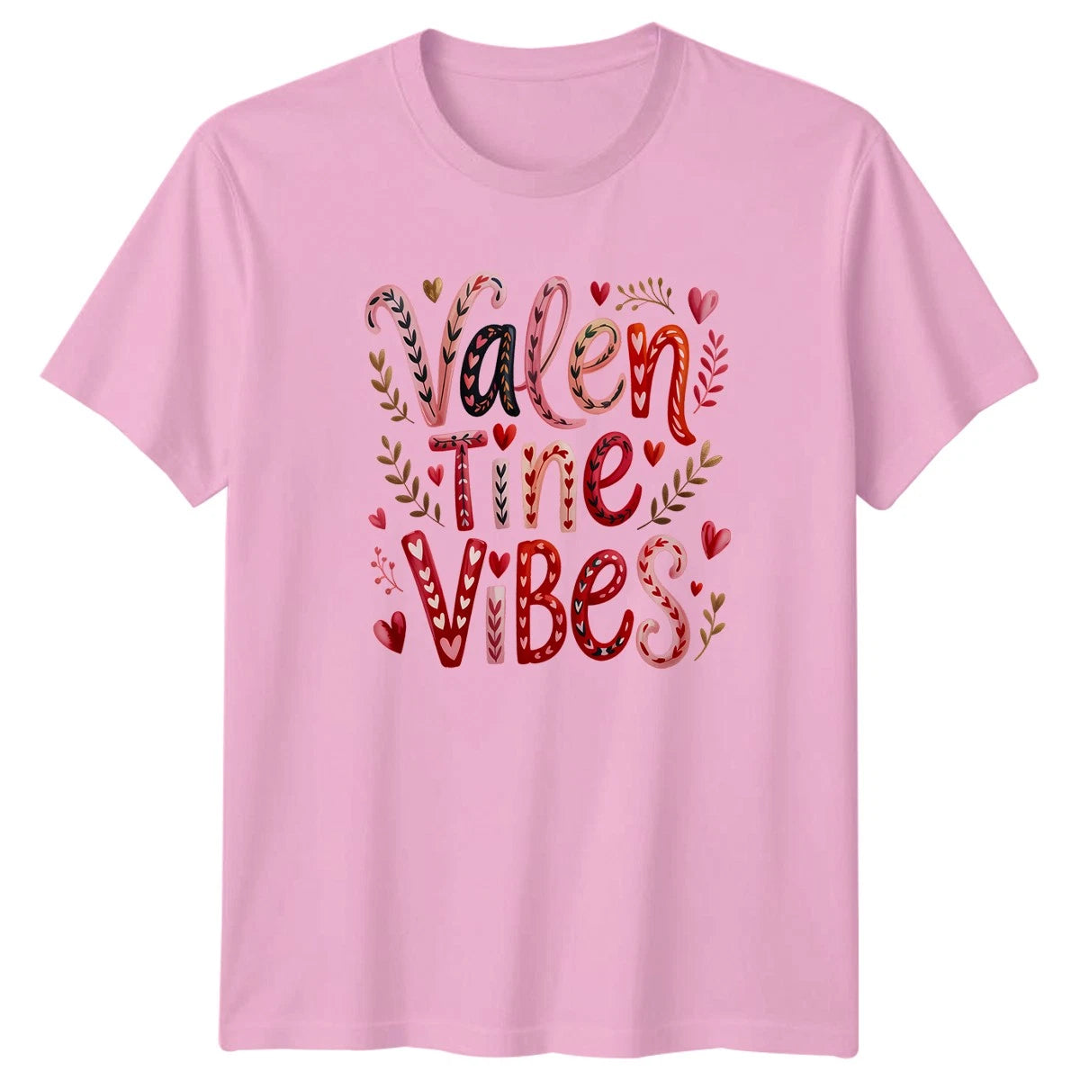 Valentine Vibes T-Shirt Valentines Day Romance Gift For Him And Her