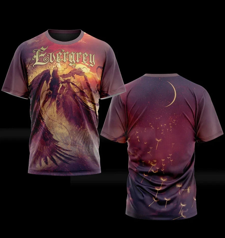 EVERGREY Band Phoenix 3D AOP Shirt Classic Black Unisex S-5XL L67