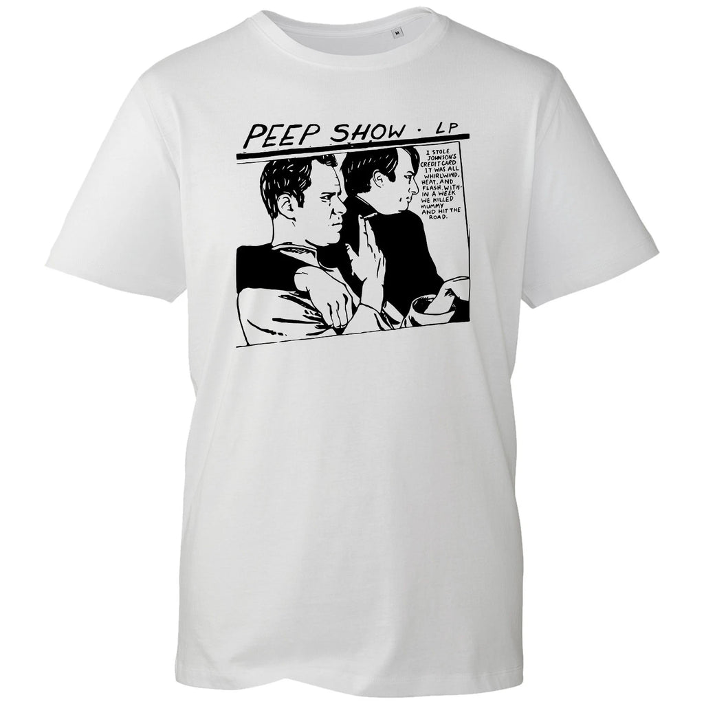Peep Show Inspired LP T-Shirt Funny British Comedy Graphic Tee Retro Gift