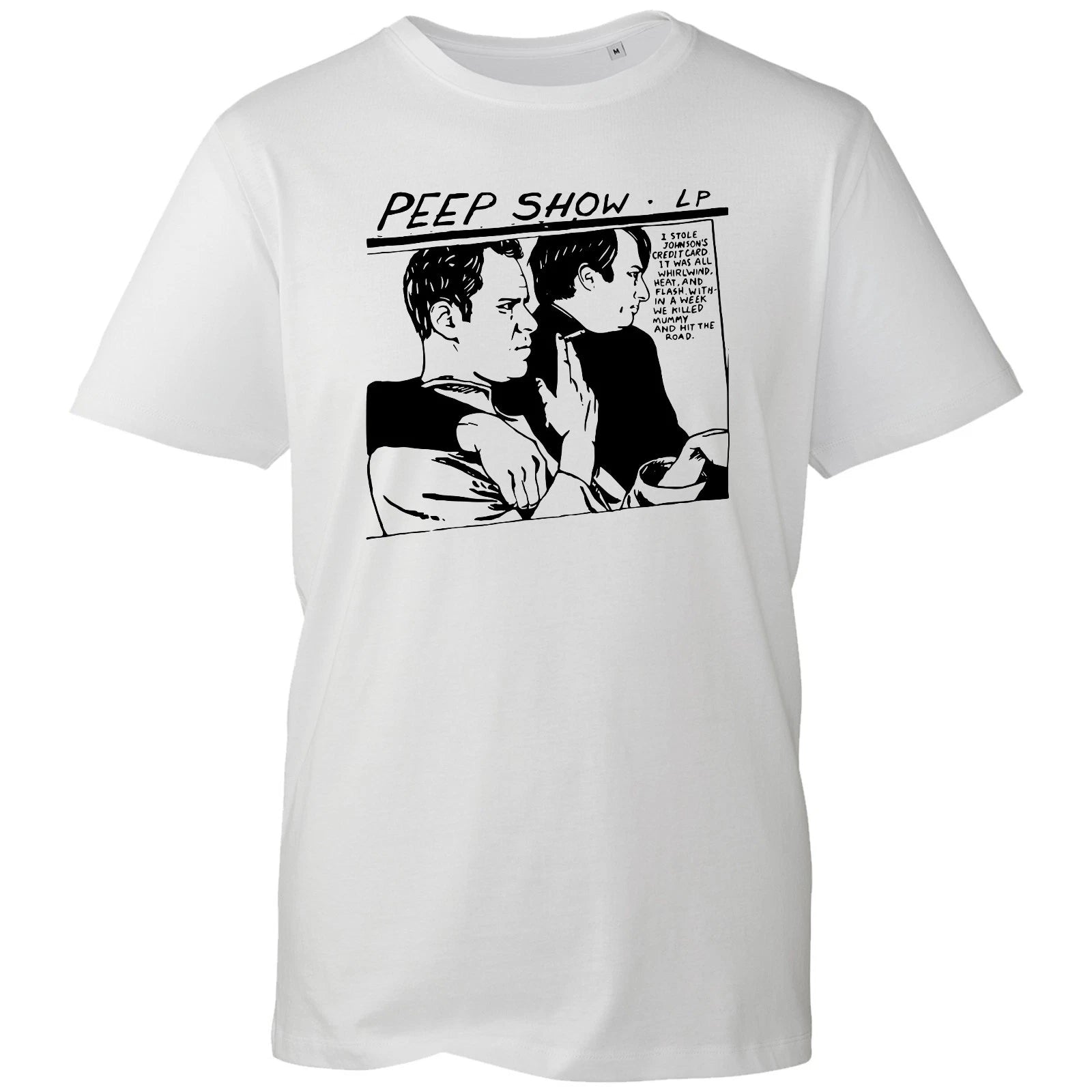 Peep Show Inspired LP T-Shirt Funny British Comedy Graphic Tee Retro Gift