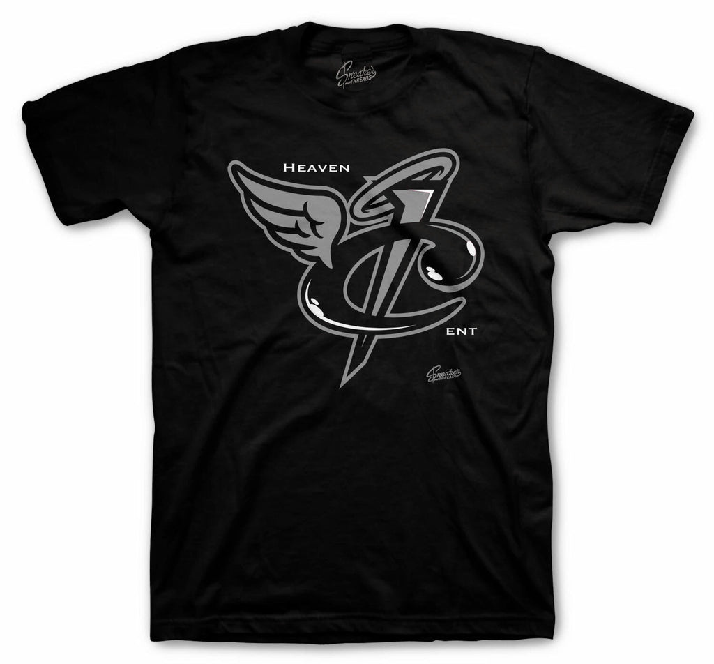 Shirt Match Foamposite Anthracite Foam Shoes Tee - Heaven Cent Tee