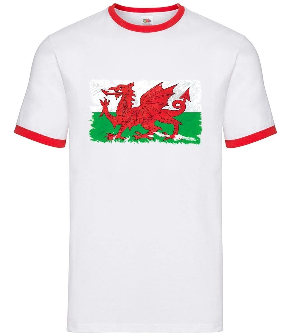 Wales Grunge Flag Style - Men's Ringtone - Cymru Country Rugby 6 National