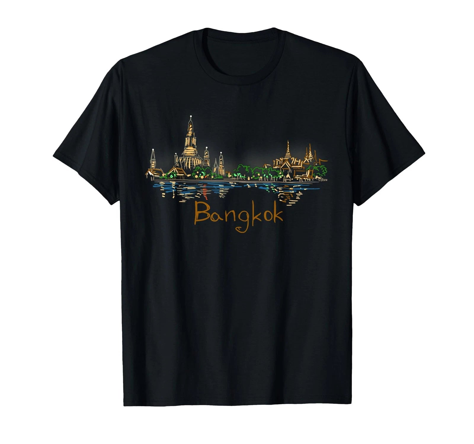 Bangkok City Thailand Souvenir Gift for Men T-Shirt