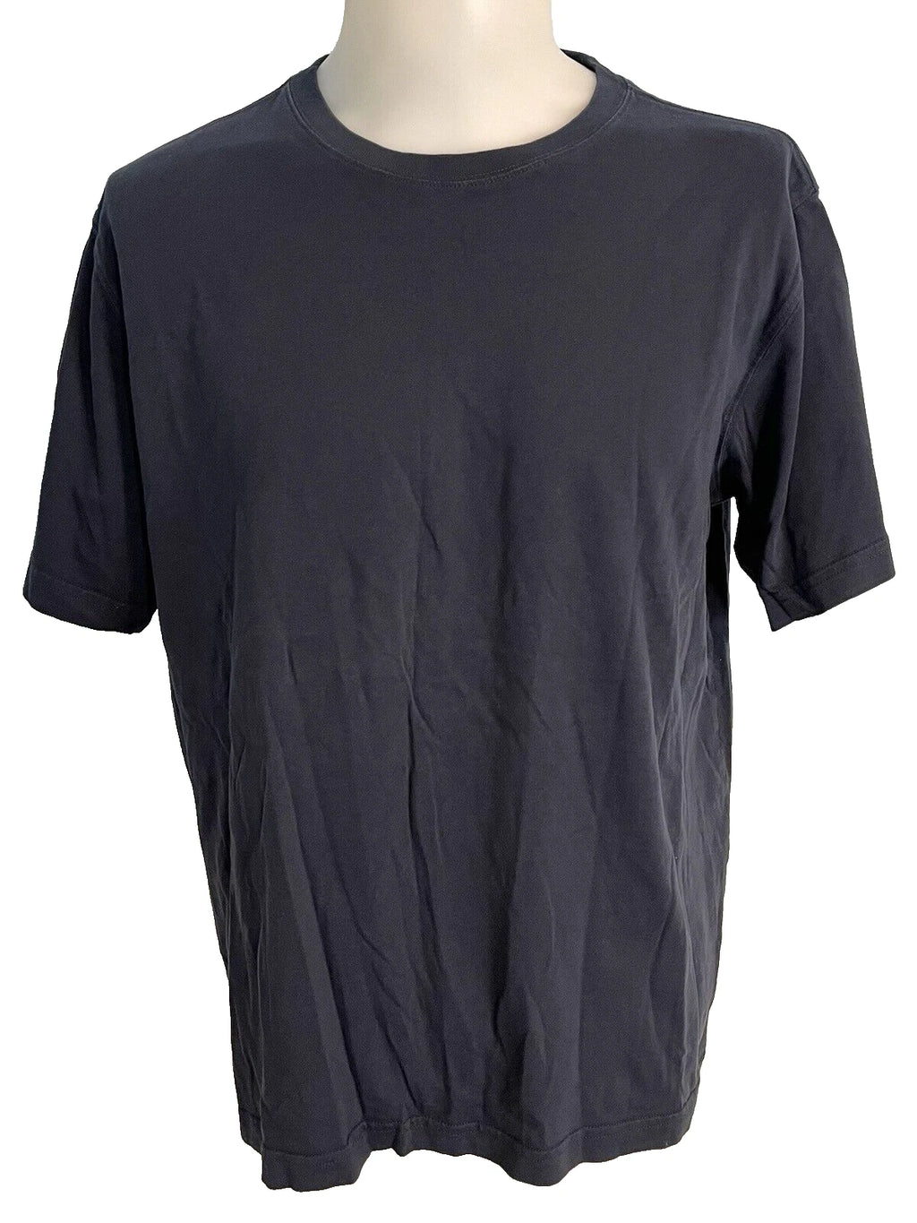 Lands' End Black  Short Sleeve "Super T" T-Shirt Size L