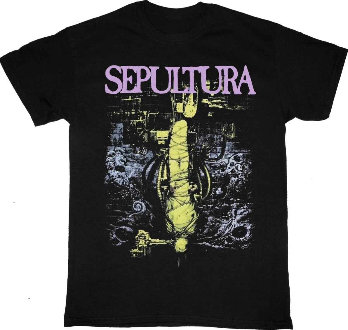 Sepultura Chaos A.D. Tour 1994 T-Shirt Black S-5XL