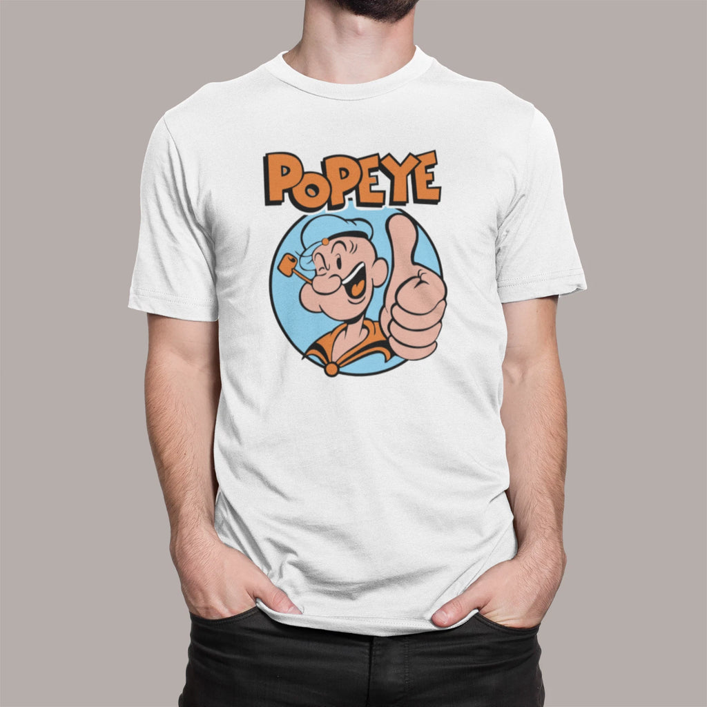POPEYE T SHIRT SAILOR RETRO CLASSIC ADULTS KIDS