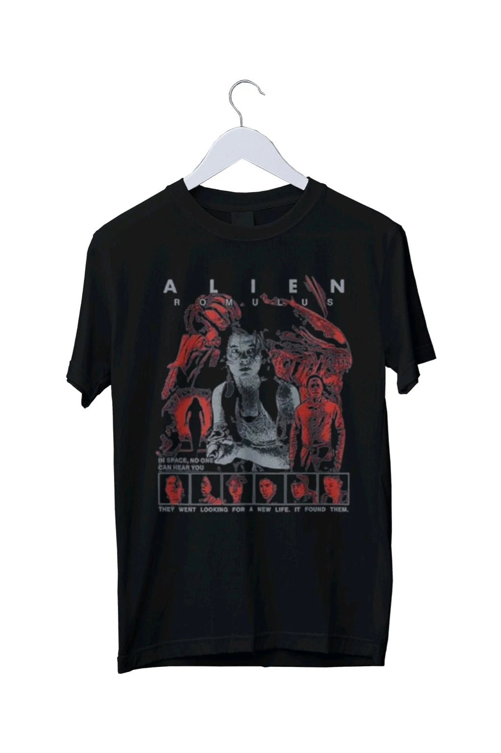 Alien Romulus Shirt, Xenomorph Graphic Mens Unisex T-Shirt S M L XL 2 3 4 XL