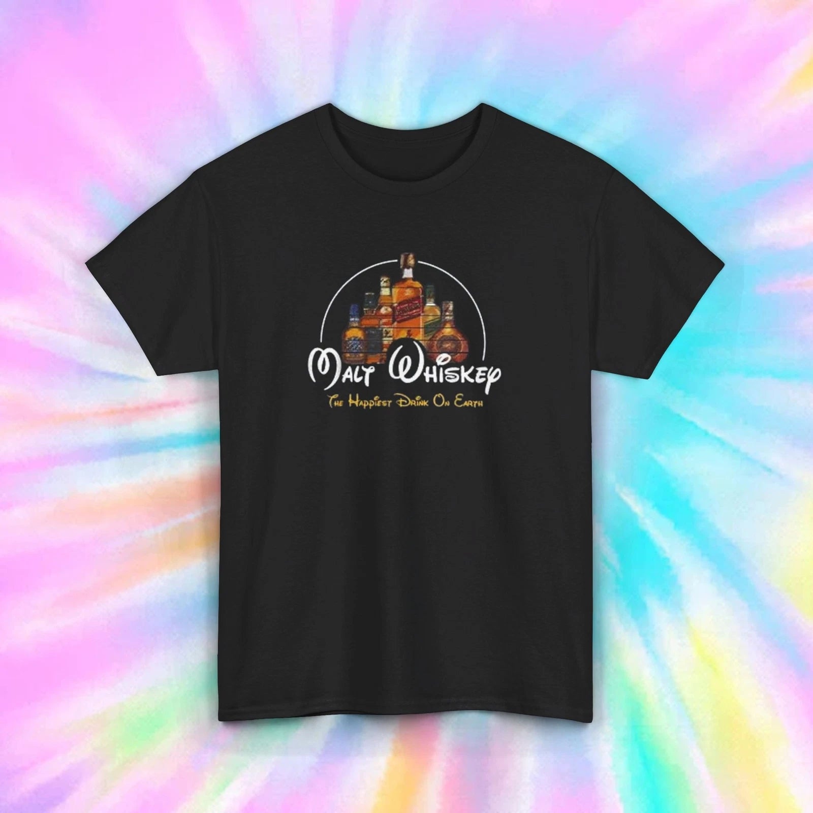 Malt Whiskey T-Shirt | Funny Parody Graphic | Vintage Alcohol Tee | S-5XL