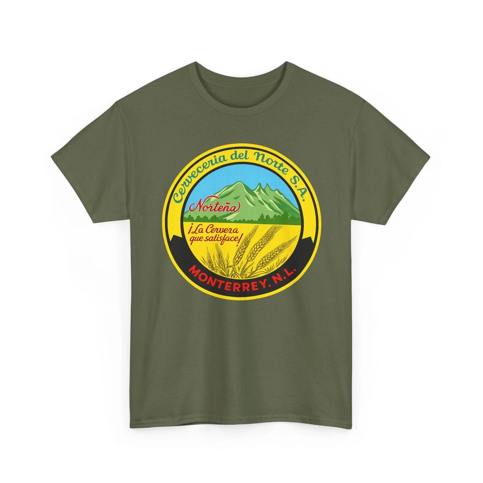 Cerveceria Norte S.A. Monterrey NL La Cervera La Satisface Mexico Beer T-Shirt