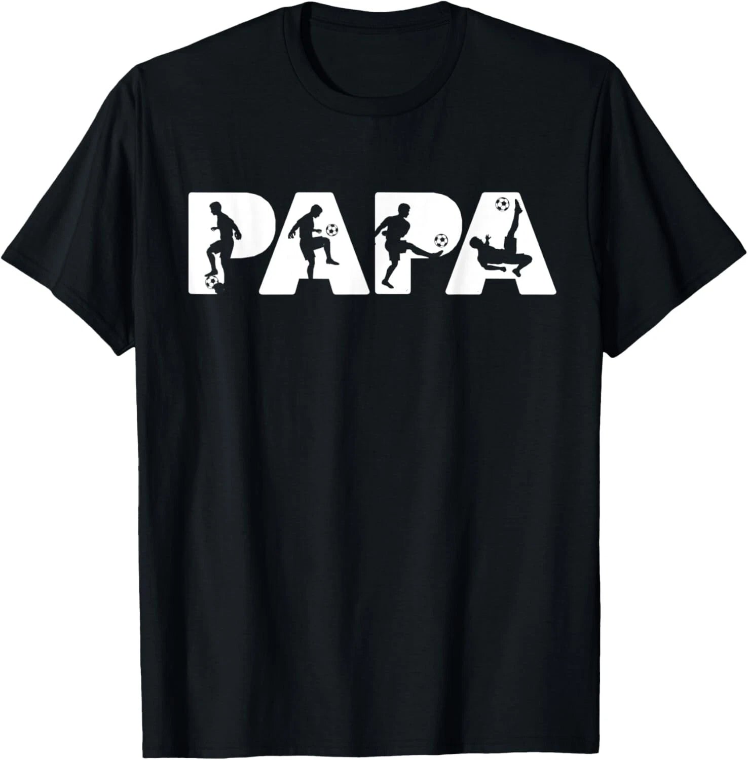Mens Soccer Dad T Shirt_ Funny Papa Soccer Father Gift Unisex T-Shirt