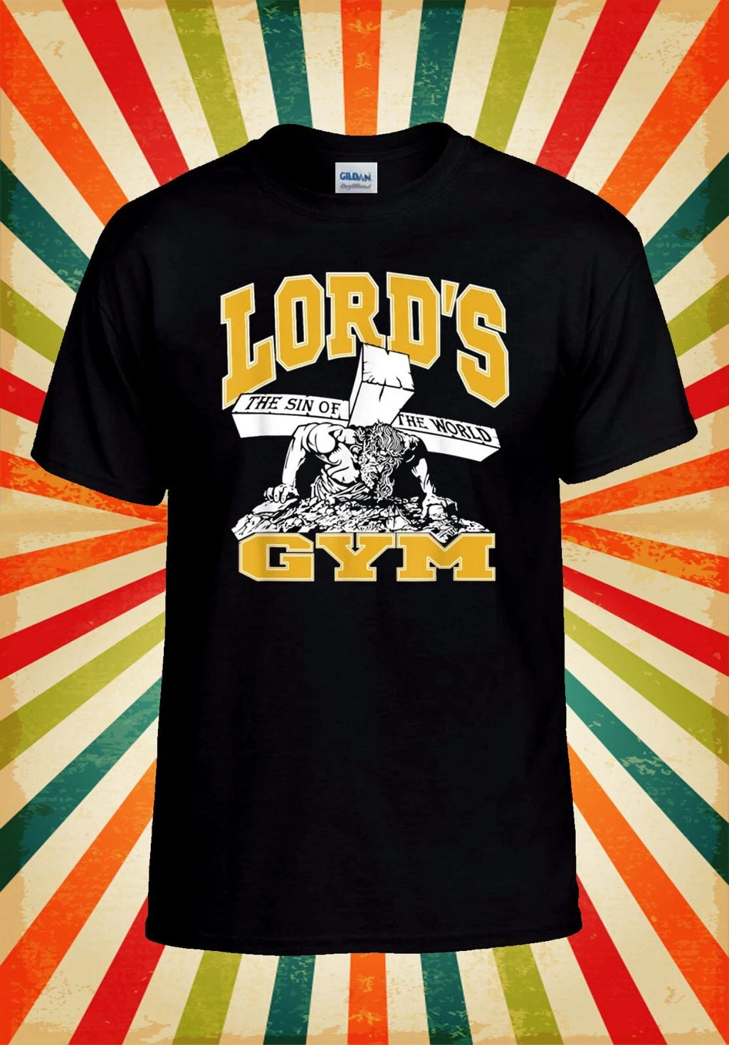 Lords Gym T shirt Jesus Christ God Men Women Unisex Baseball T Shirt Top 3062