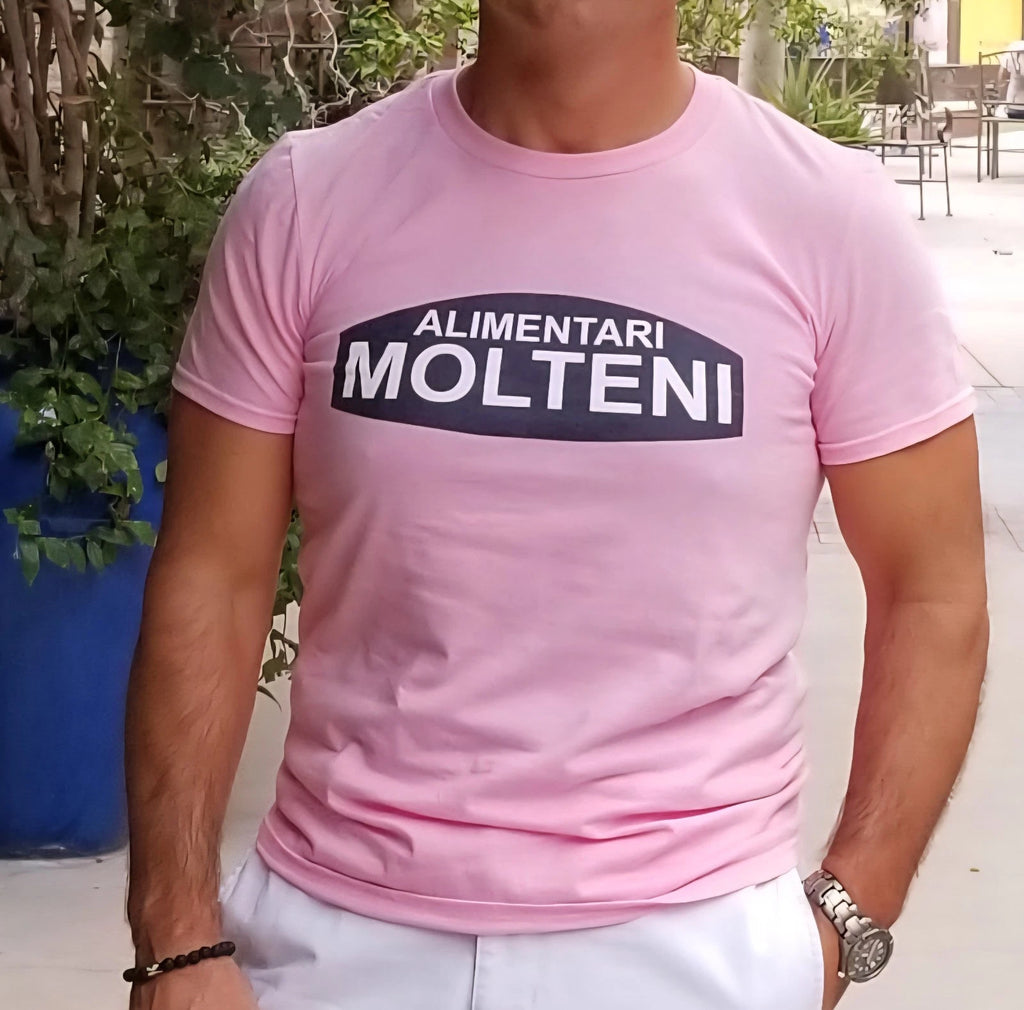 YELLOW OR PINK MOLTENI ALIMENTARI CLASSIC T-SHIRT