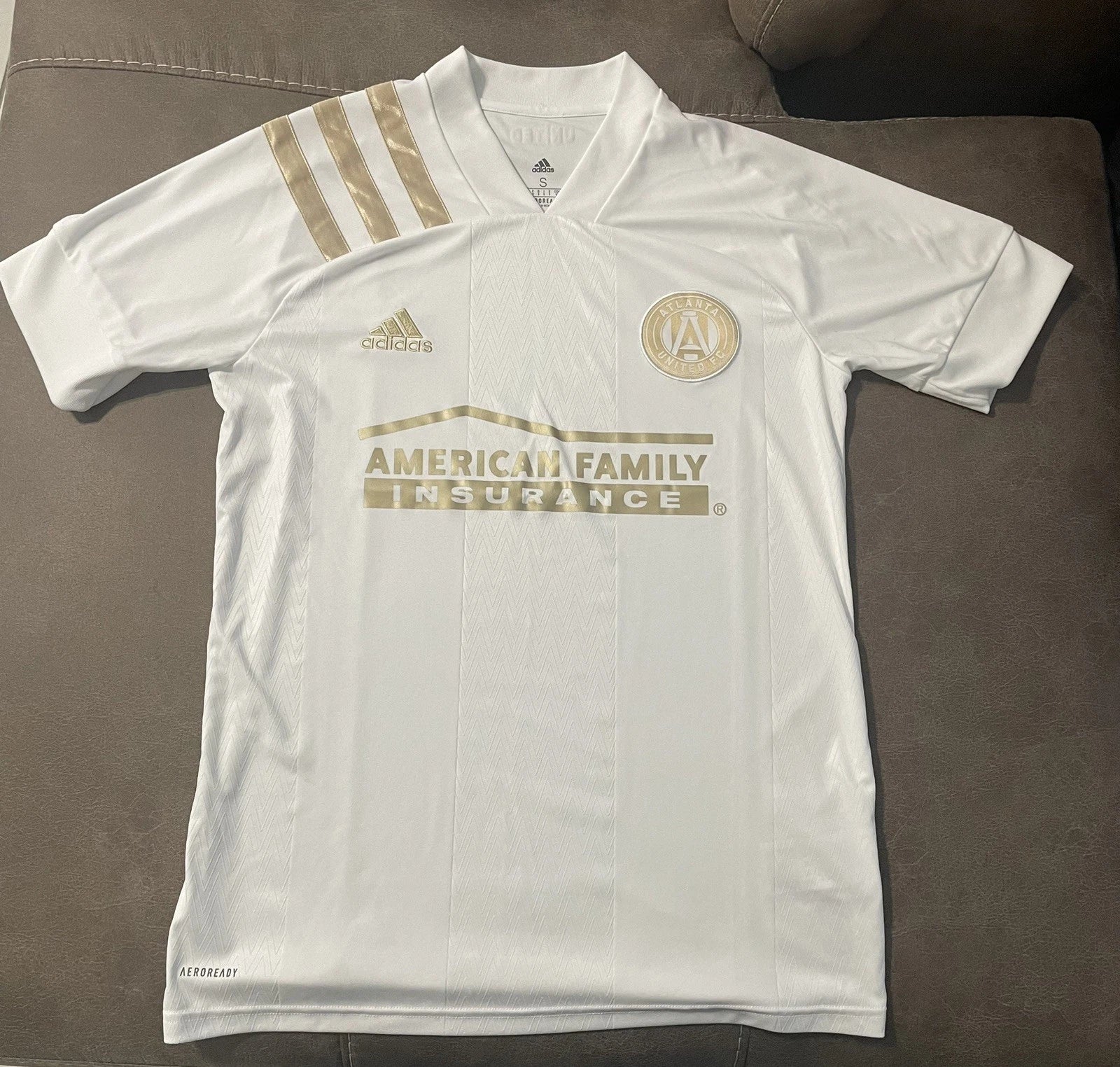 Atlanta United FC Jersey Mens S White MLS Soccer Shirt Adidas 2021  Preowned