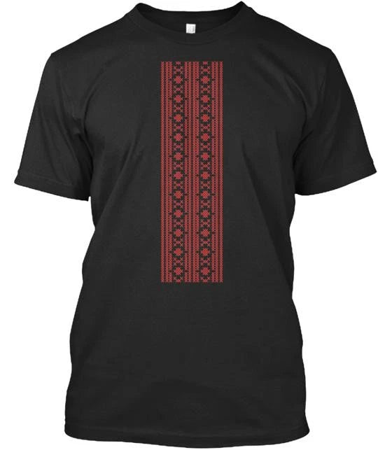 Ukrainian pattern Vyshyvanka Tee T-Shirt Made in the USA Size S to 5XL