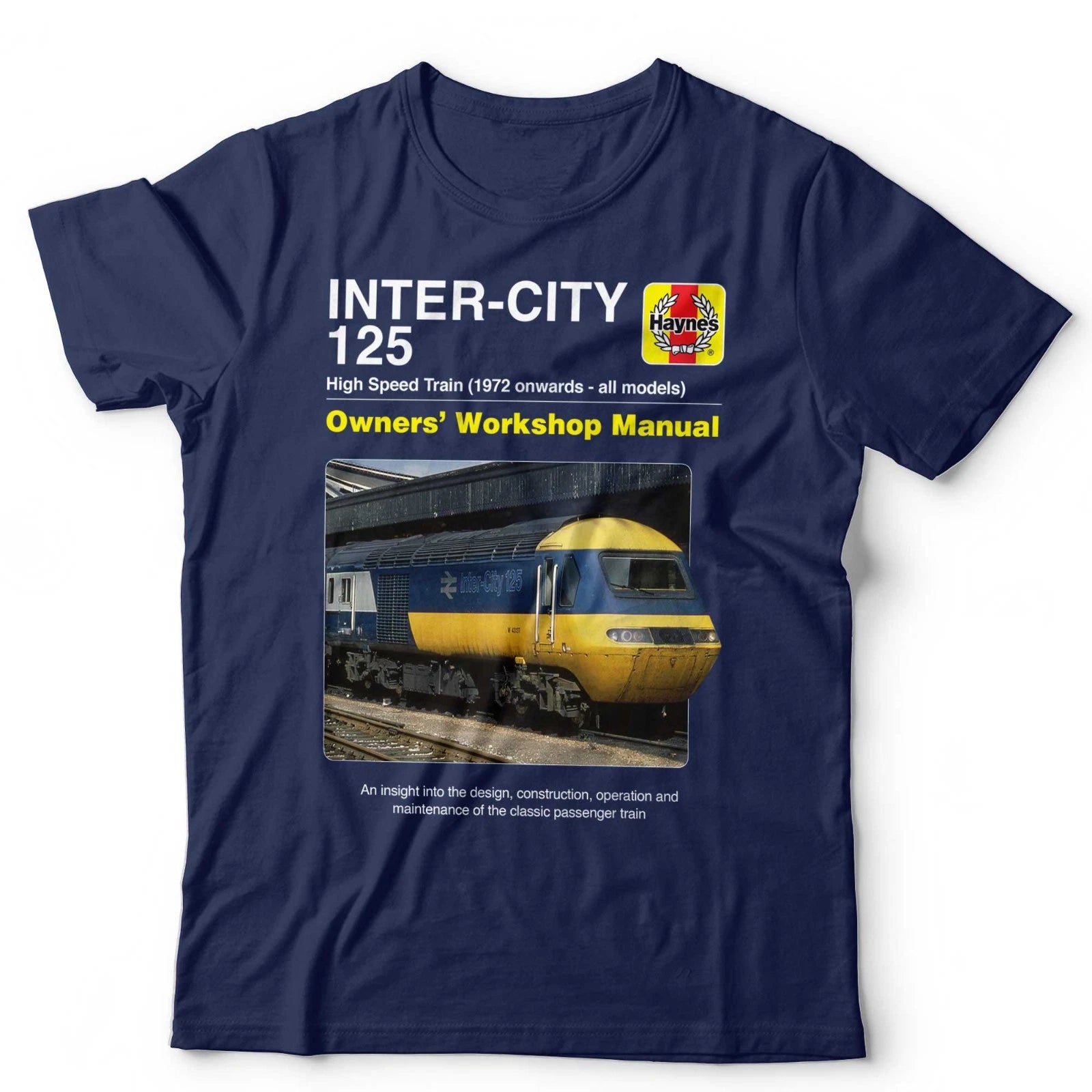 InterCity 125 Train T-Shirt Haynes Trainspotter British Rail HST Unisex & Kids T