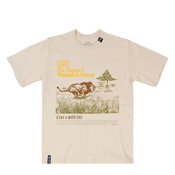LRG Wild Life Short Sleeve T-Shirt Sand