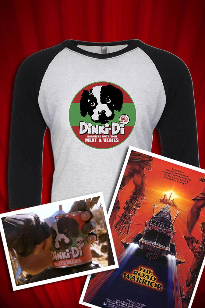 Dinki Di Dog Food Vintage Tee T-SHIRT Mad Max Road Warrior