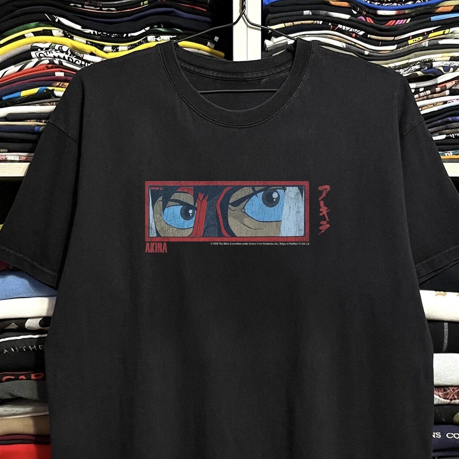 1998 Akira Kaneda Eyes - Promo T-Shirt Black XXL
