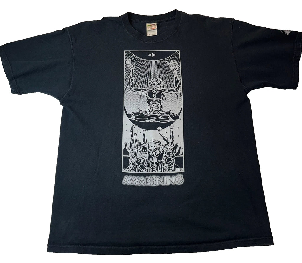Vintage 90s Doze Green Graffiti Shirt B-Boy Rocksteady Gm5 Breakdance X-Large