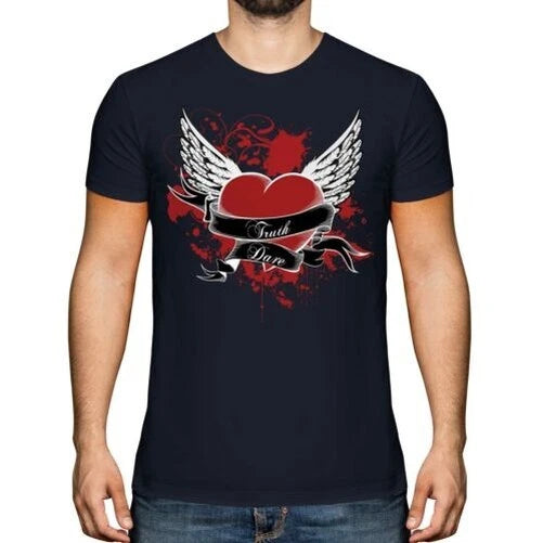 Truth O Dare Tattoo Mens Printed Fashion T-Shirt Hipster Gradasso Trendy