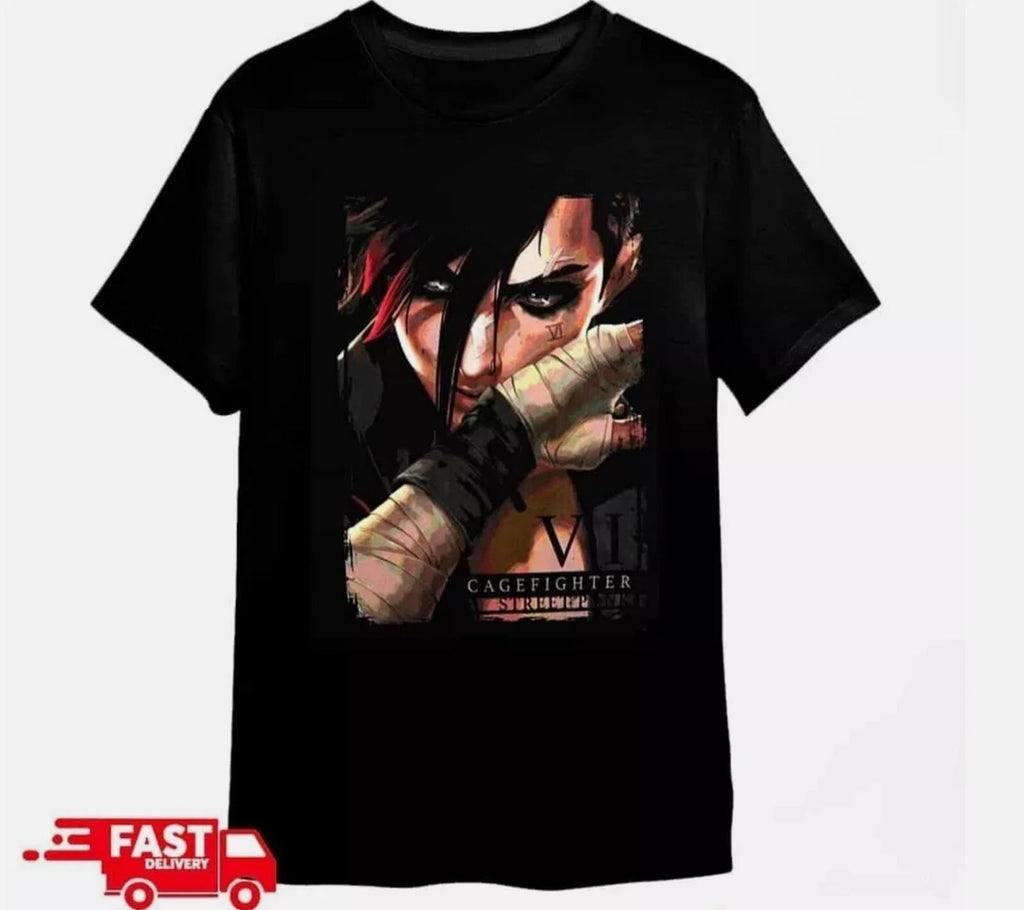 Arcane 2 Vi Cage Fighter Street Men Women Unisex T-Shirt