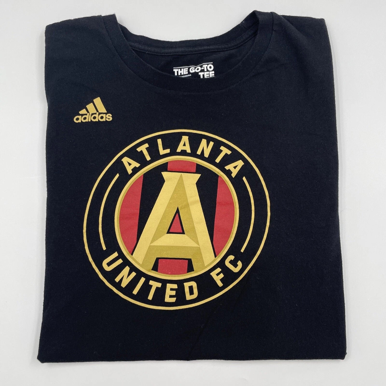Adidas Atlanta United FC Black Short Sleeve T-Shirt Mens Size XL MLS Soccer Club