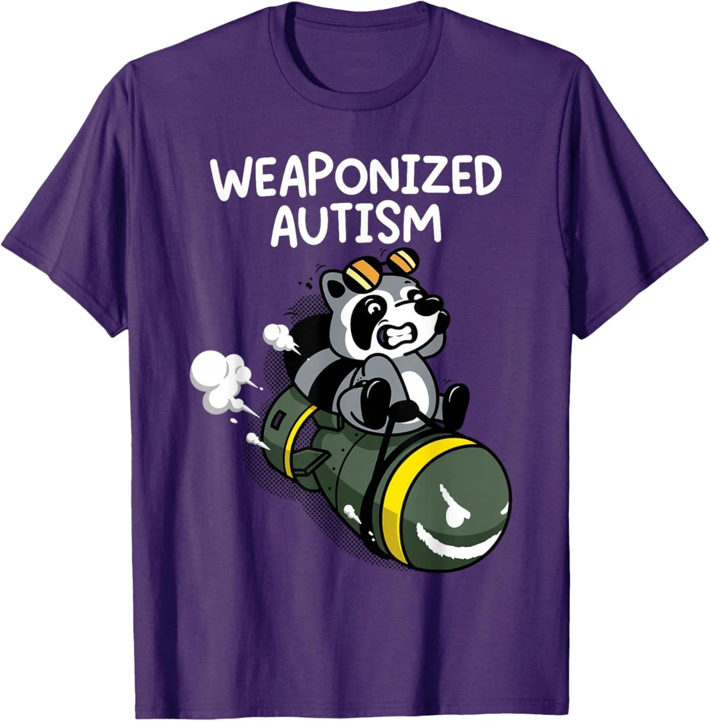 Weaponized Autism Raccoon T-Shirt