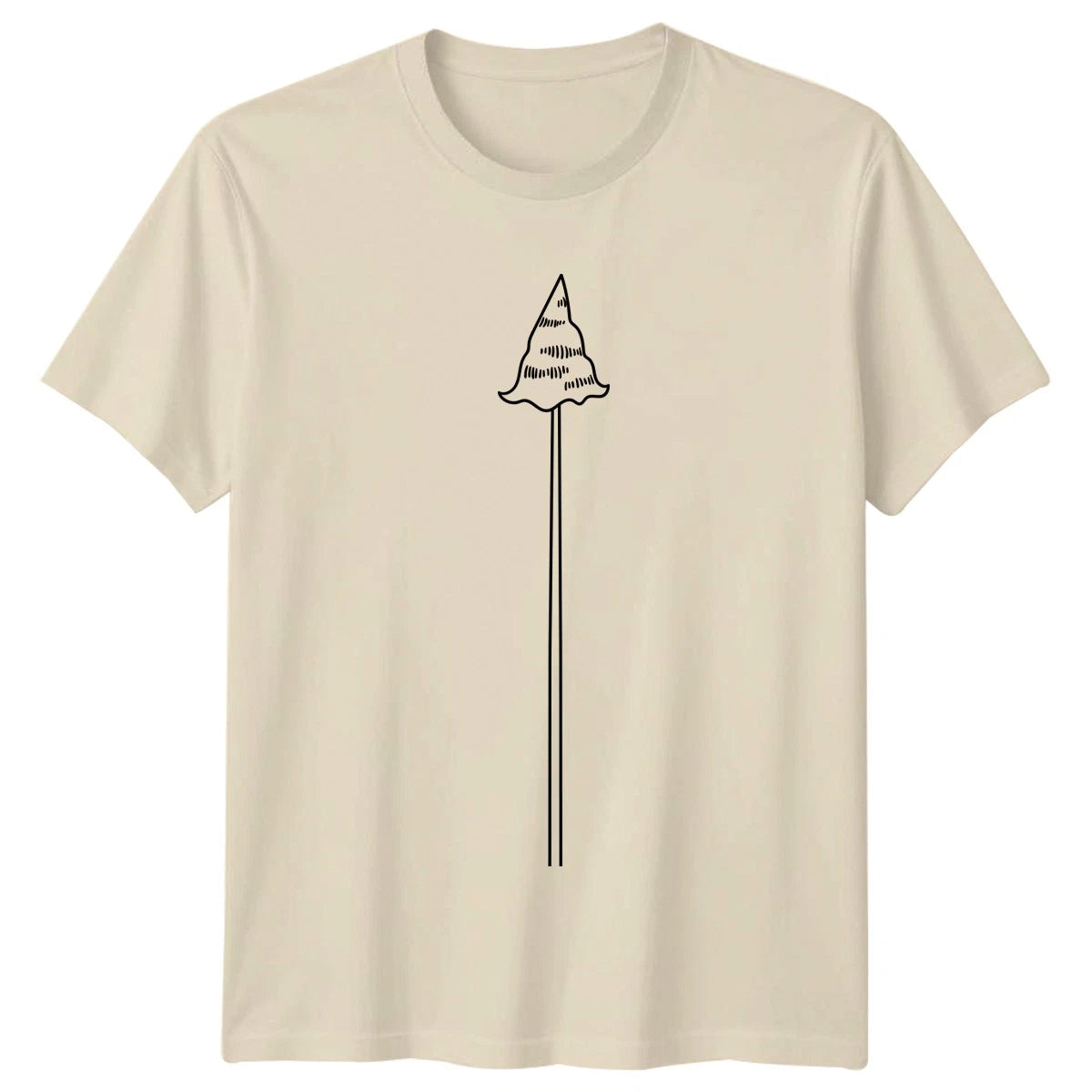 Minimalist Mushroom Fungi Art T-Shirt Mushroom Birthday Gift For Him And Her