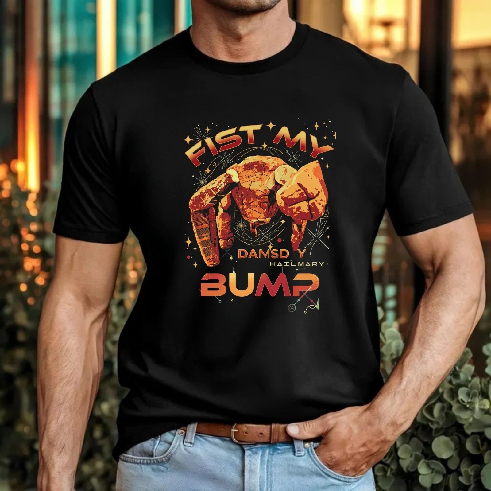 First My Damsdy Hailamry Bump T-shirt - Playful Slogan Streetwear Unisex Tee Top