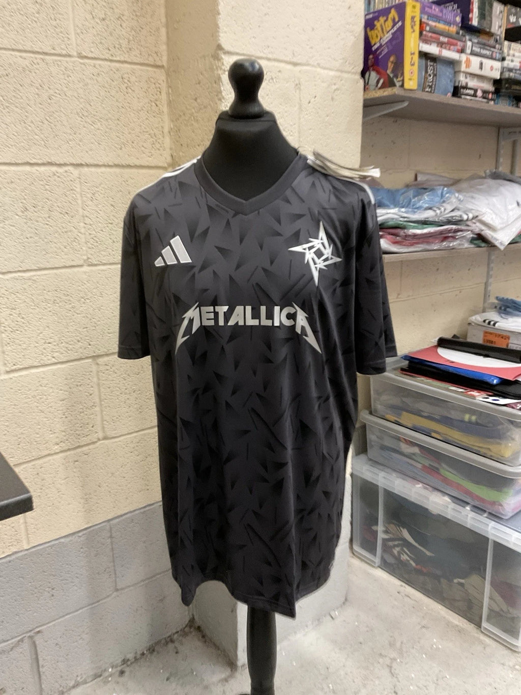 Metallica Hetfield 13 Football Shirt custom Size Large