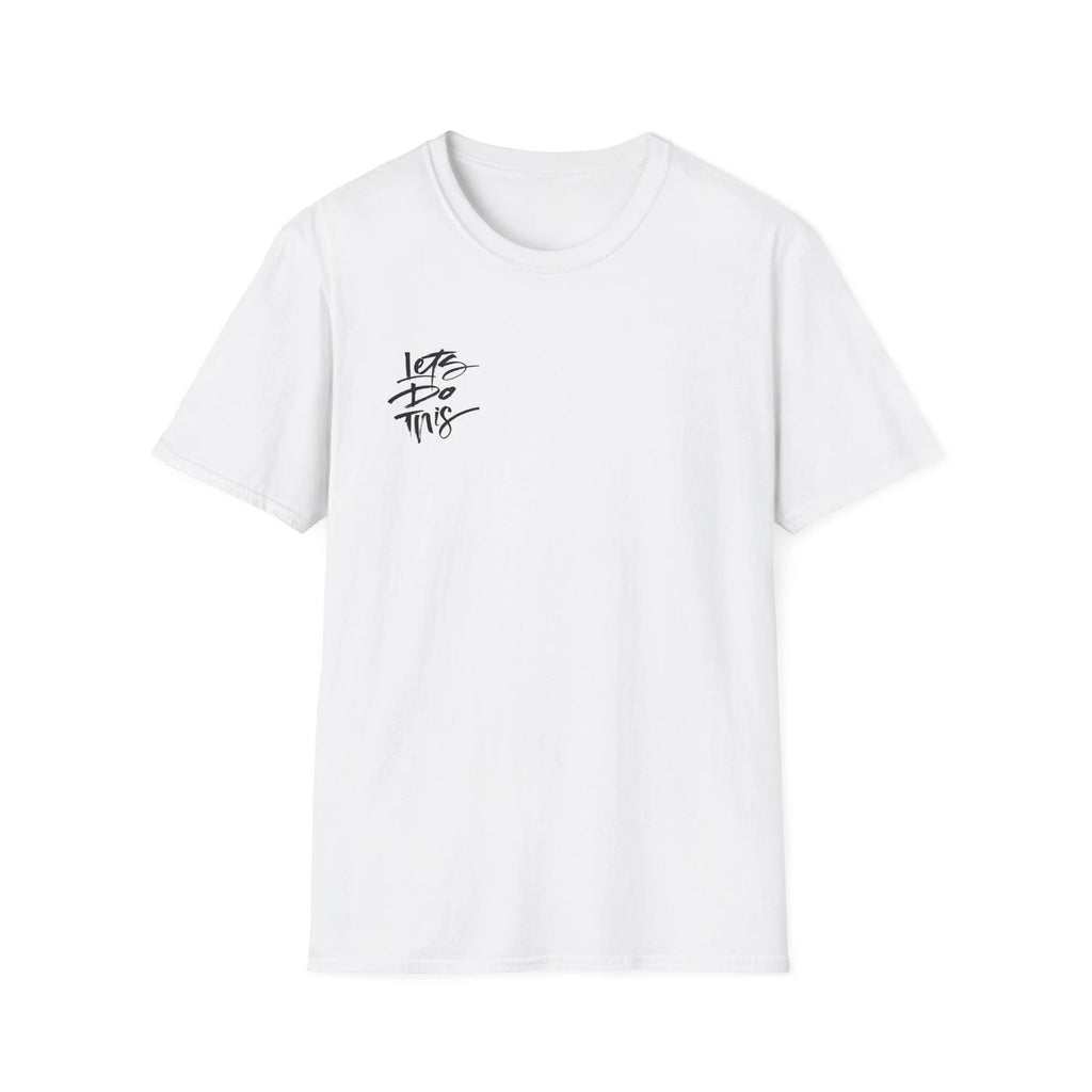 Let Go This Script Logo T-Shirt | Minimal Chest Graphic