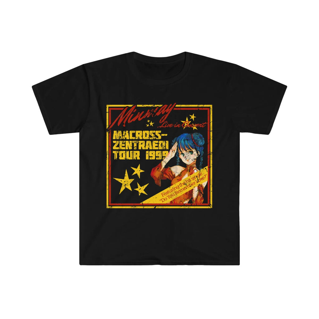 Minmay on Tour - Robotech - Macross Vintage Tour Shirt - Rick Hunter - Zentradi