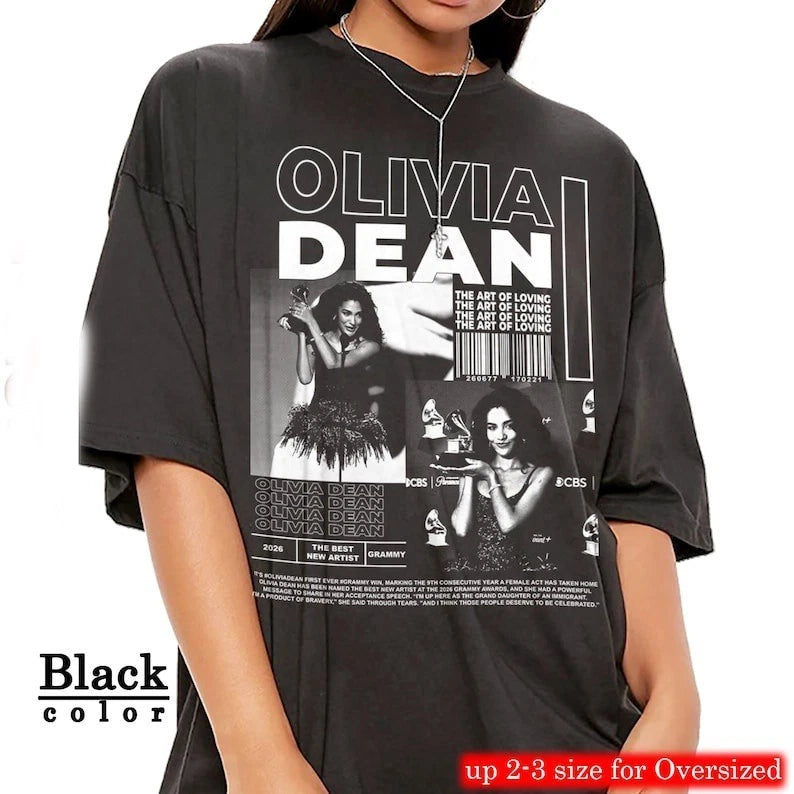 Retro Olivia Dean Graphic T-Shirt, The Art of Loving