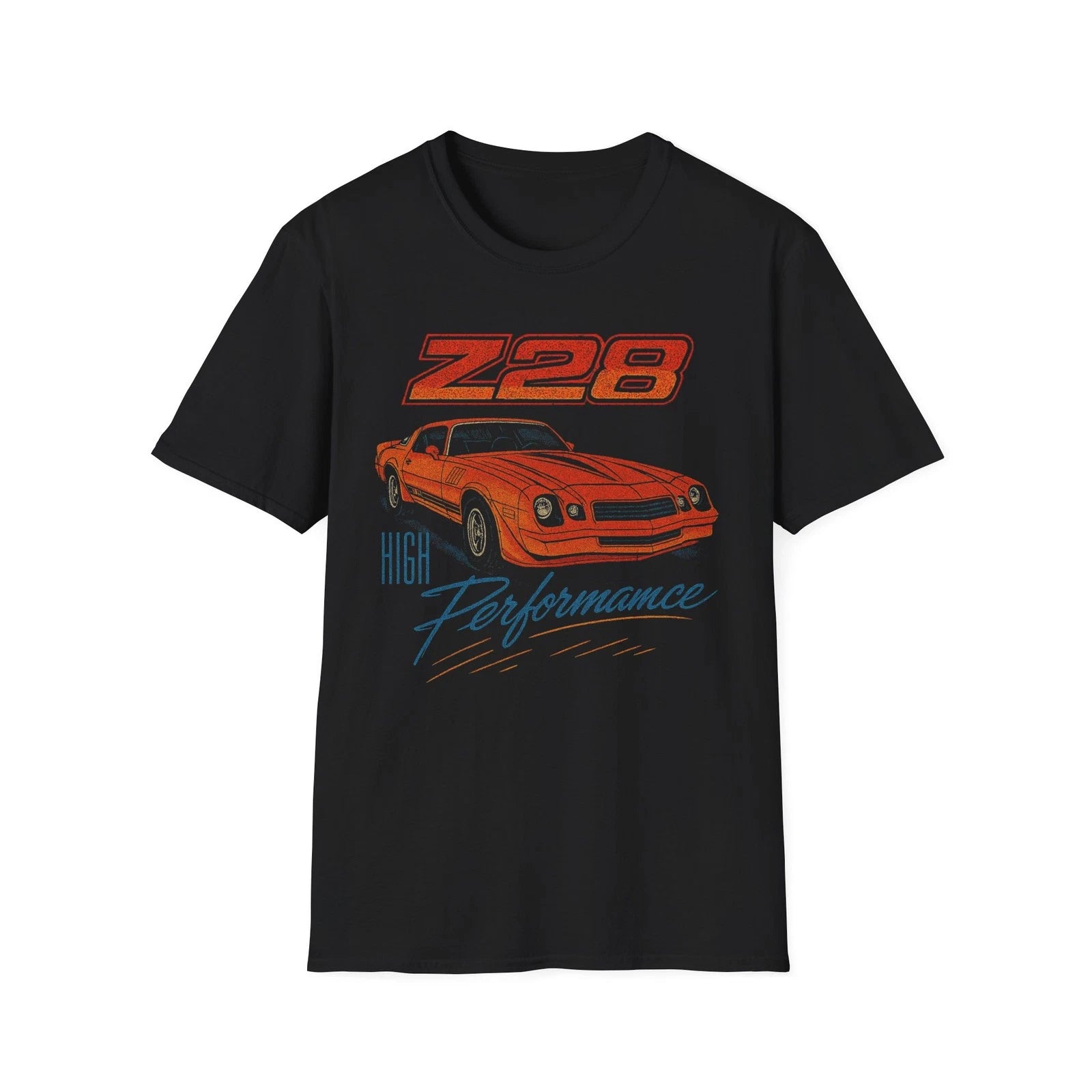 1981 Camaro Z28 T-Shirt High Performance Muscle Car Vintage Chevy Racing Tee