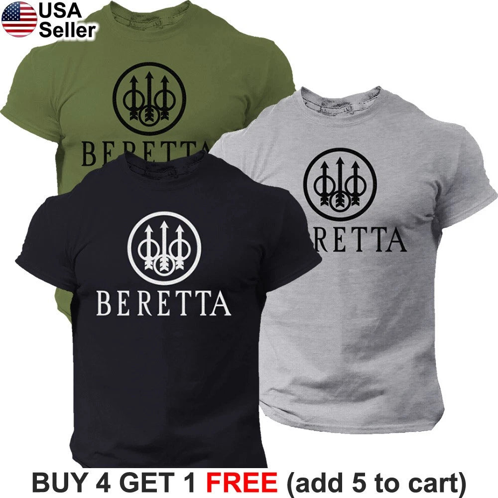 Beretta T-Shirt Firearms 2nd Amendment Gun Rights BBR02